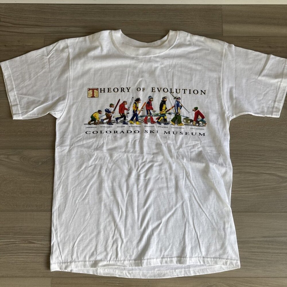 VINTAGE The Duck Company Shirt Mens Sz M Colorado Ski Museum Skiing Shirt